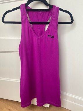 Fila purple workout top